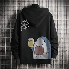 KS21137-P38加绒款-P43连帽开衫卫衣男运动外套大码班服网格，男装卫衣，电商A040A