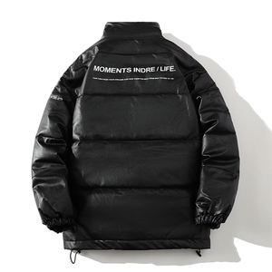 立领皮棉衣男加厚印花潮流情侣款棉服冬季棉袄子A266-PY2101-P80图片