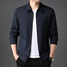 夹克2023春季新款时尚翻领宽松男士外套上衣潮流休闲夹克外套男装，男装夹克，电商B212（原钱塘6029）