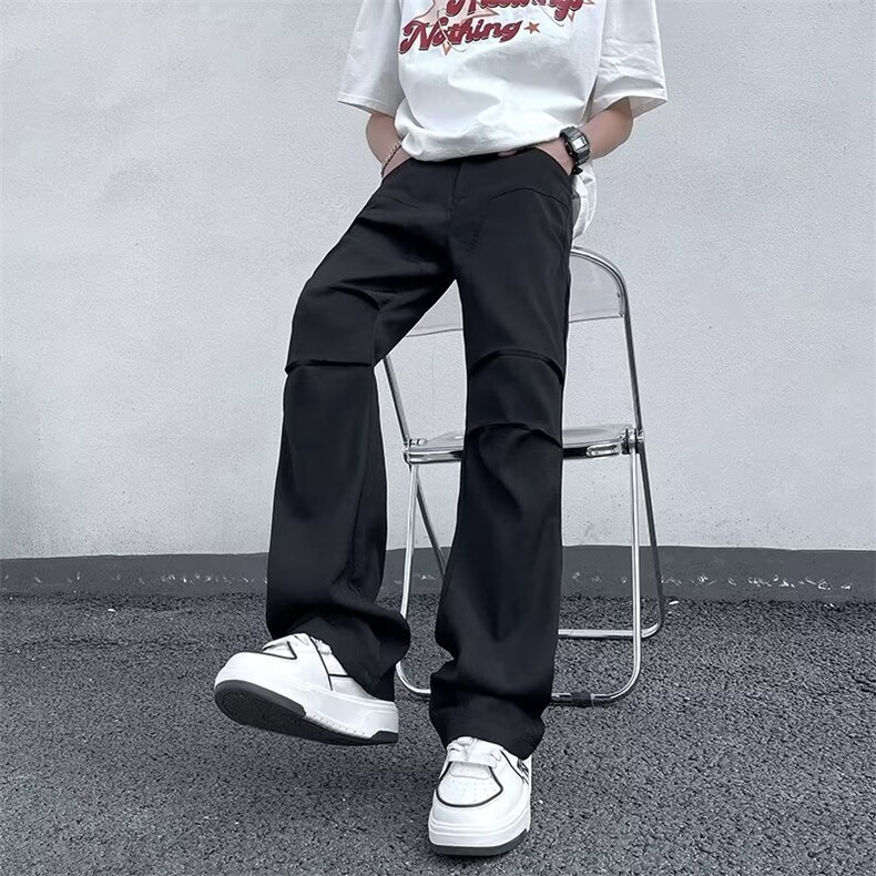纯色慵懒男夏季休闲潮流西裤长裤B302P39,男装休闲裤,星座1116-2