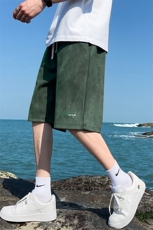 短裤男士夏季薄款潮牌军绿色工装休闲裤子美式宽松男生五分裤，男装休闲裤，电商A409-1