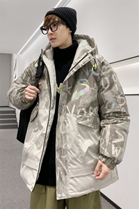 情侣风 2026冬季新款90%白鸭绒连帽羽绒服男XZ109-Y2229-P198图片