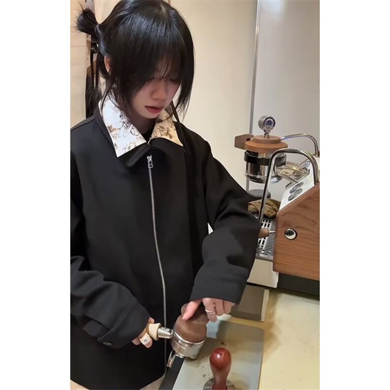 时尚新款韩系假两件花衬衫夹克男士翻领休闲外套造型师JAK14,男装夹克,星座1116A（原606A-3）