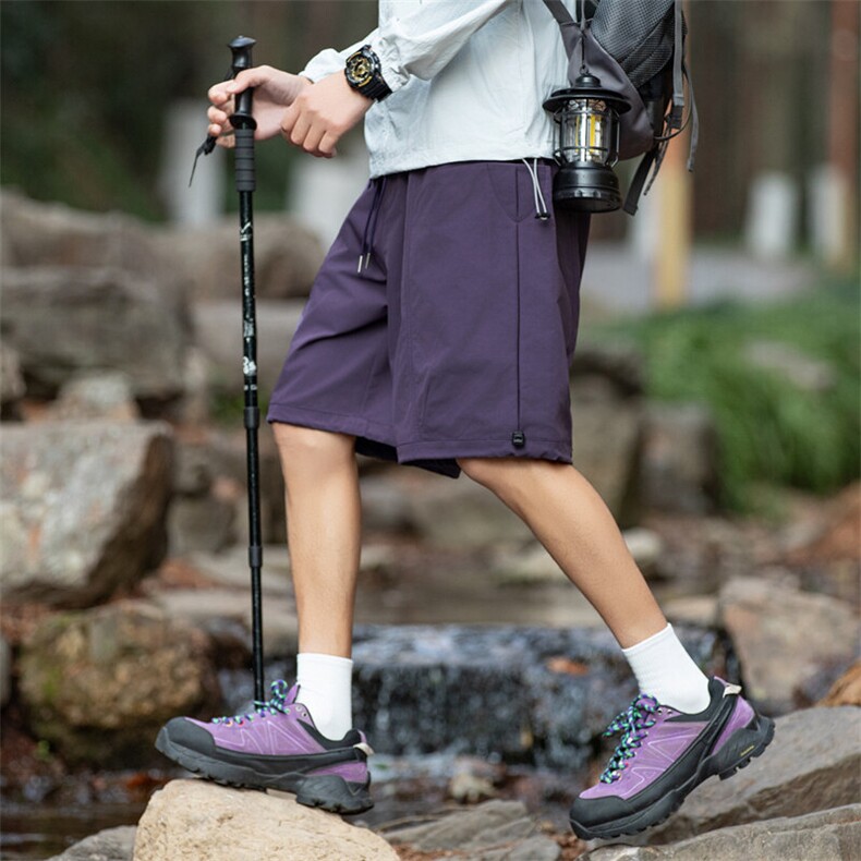 2025新款男士户外宽松阔口休闲五分裤维希格面料透气舒适大码P43，男装休闲裤，星座1113