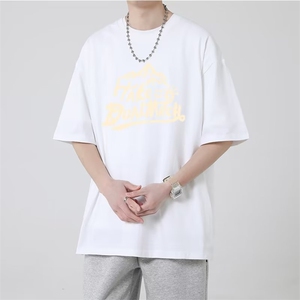 2023春夏季新款男休闲圆领短袖T恤A516P32图片