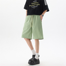 8XL-M特大码冰丝透气垂感短裤男篮球运动五分裤DK1507P30控48，男装牛仔裤，电商D206-1