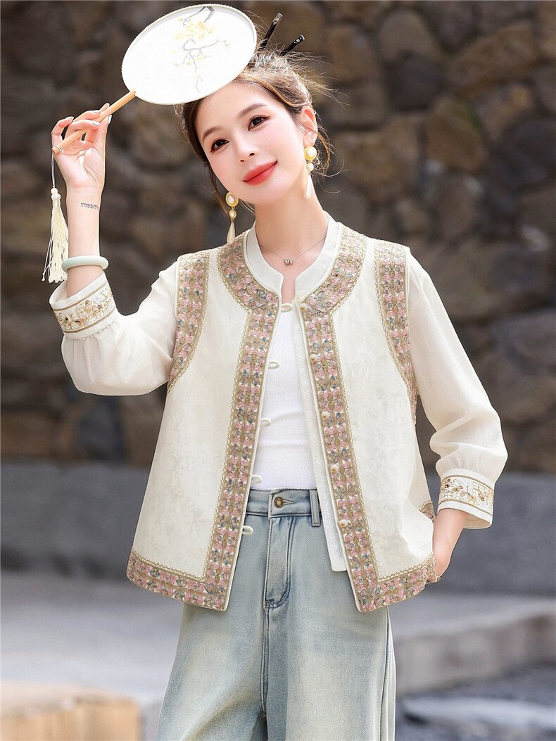 2026年春季马甲，女装马甲，浪花E族（衣布洛）