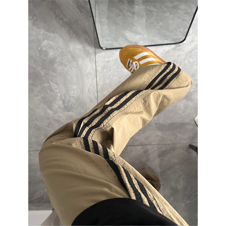 【现货】黑色三条杠速干工装裤男款夏季美式机能冲锋裤BN02LL-P45,男装工装外套,星座1007（原301D）