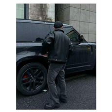男士皮衣外套春秋季2025新款翻领潮牌痞帅派克服男款机车服皮夹克，男装皮衣，星座1210-1