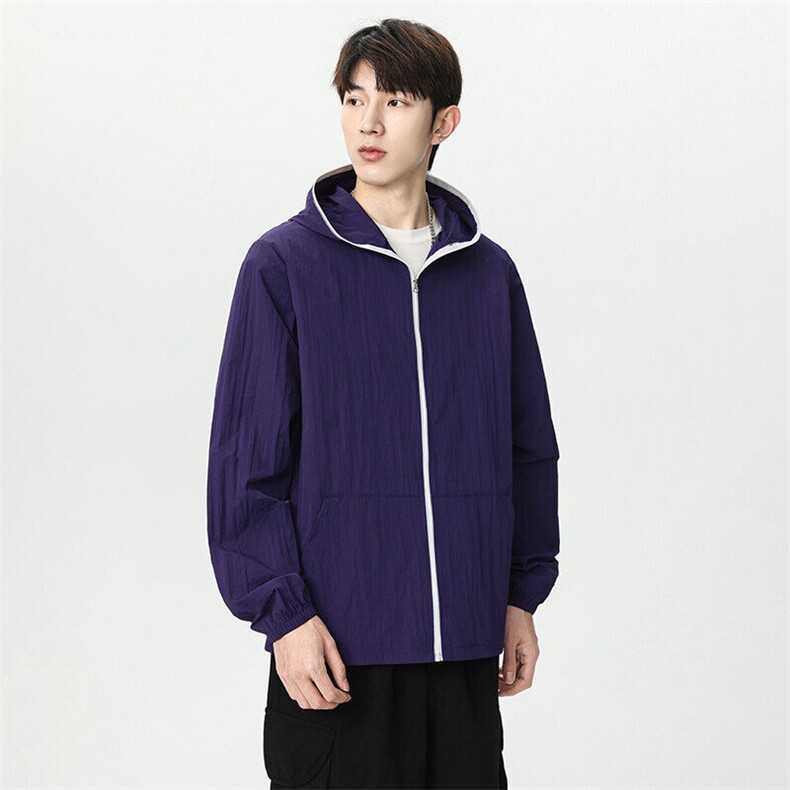 2025夏季防晒服男超薄透气速干衣运动防晒衣连帽外套Q5519-特P30,男装防晒衣,星座610（原A335）