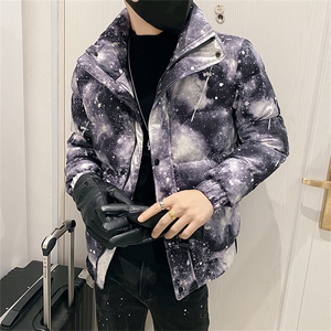 312A-5-606-P128 冬季社会小伙立领棉衣韩版潮流棉服A图片