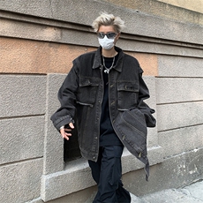 秋季新款简约高质量牛仔夹克男百搭长袖JK08931-P70，男装夹克，星座308B-2