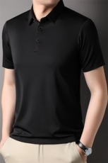 LM6360男士2023年夏季新款百搭T恤男短袖商务休闲体恤男P43，男装T恤，电商B360