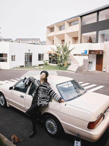 粗纺夹棉外套，女装，YOUER DENG