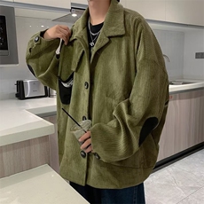 灯芯绒工装外套男美式复古新款拼接口袋宽松休闲夹克潮WT885-P63，男装夹克，星座1008-2
