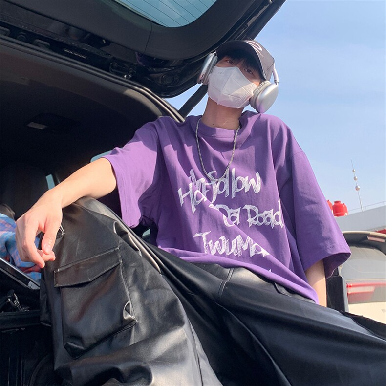 特P35无差价新款夏季新款百搭潮流短袖T恤280g-UT10171港风,男装T恤,电商A003