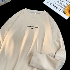 260克重磅双面绒德绒圆领打底衫【有货】C403A-DR25365Y-P25，男装T恤，电商C403A