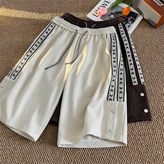 XZ616夏季新款华夫格织带扣子短裤休闲五分裤TY829P35控48，男装休闲裤，星座512A（原616）