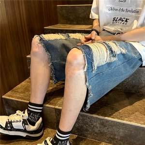 青春流行ins男直筒水洗牛仔裤 X05 P43图片