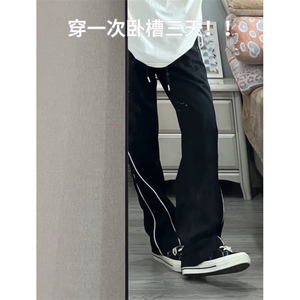 【网图有货】欧美hiphop裤子美式高街抽绳运动裤男夏季S48LL-P38图片