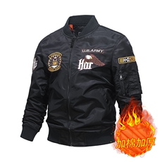 加棉美式潮牌宽松版型飞行服时尚潮牌户外运动休闲加棉，男装夹克，星座210-5(原414-2)