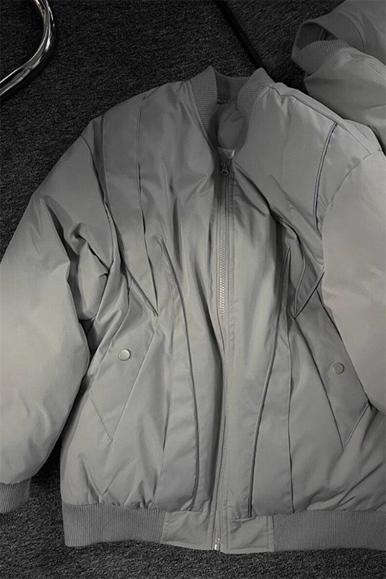 【有货】解构拼接明线棉服飞行员外套棉衣MY172特P98,男装棉衣,星座908-1