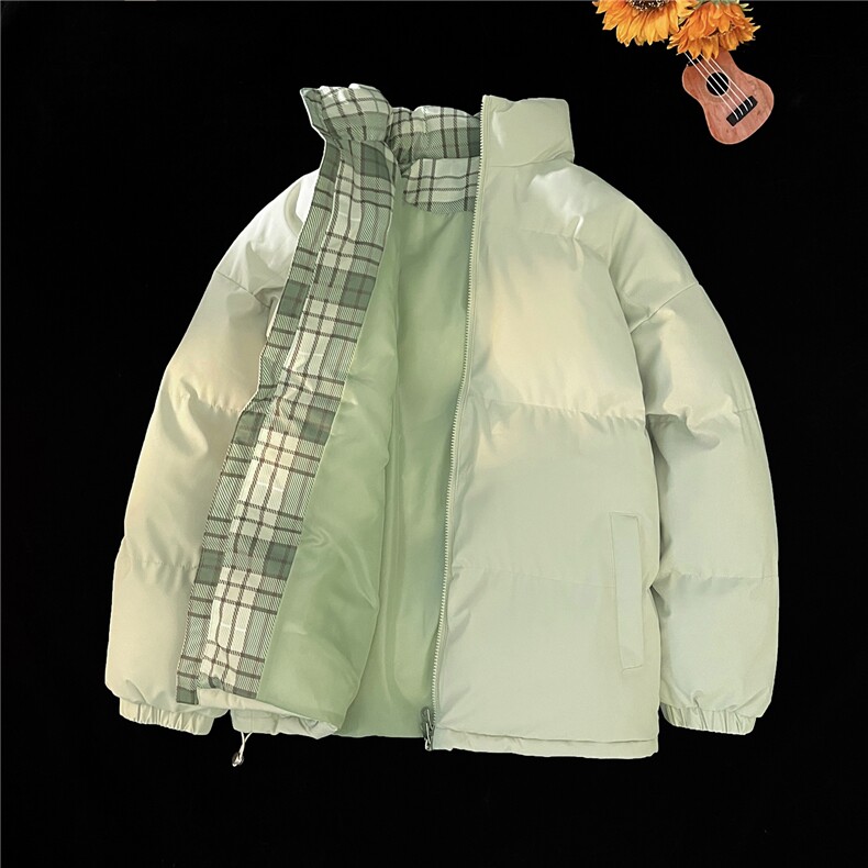 抖音得物美式潮流高品质格子三防加厚羽绒棉衣外套棉服MY5555-P68,男装棉衣,星座610B-1