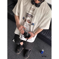 260克夏季潮牌印花短袖ZX0139-P28，男装T恤，星座313A(原308A-2)