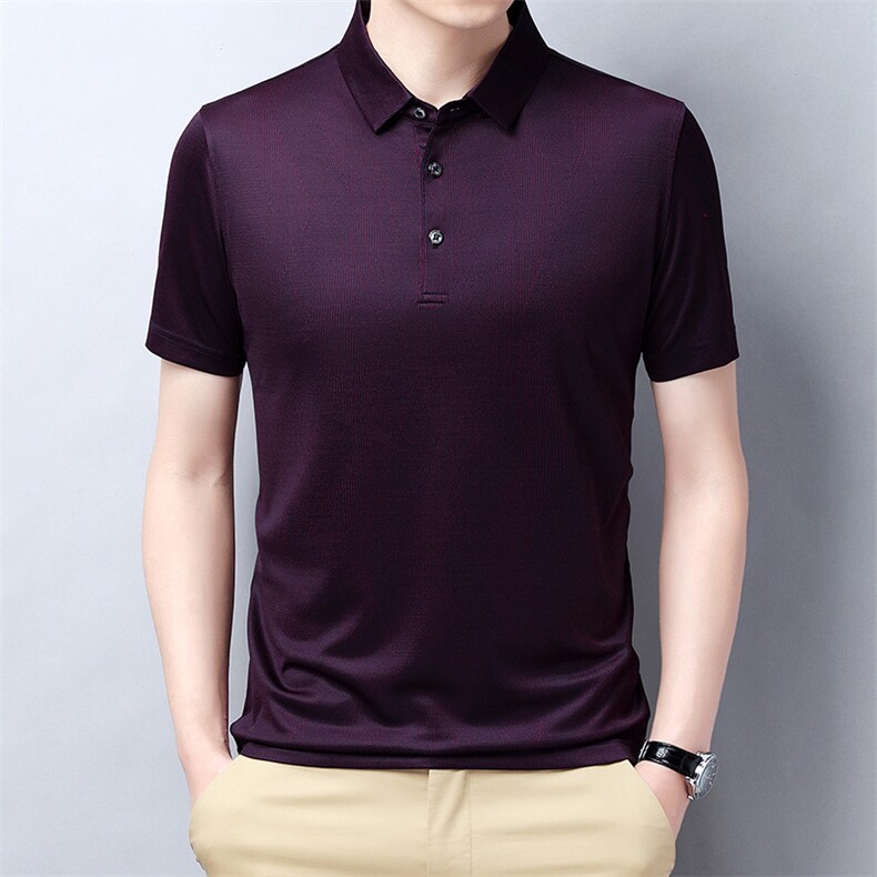 POLO衫男上衣半袖男装衣服男士体恤衫T恤潮牌休闲翻领爸爸短袖男,男装T恤,电商B212（原钱塘6029）