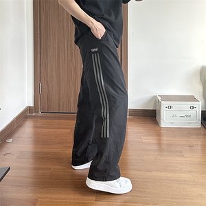 大量现货 垂感条纹休闲裤男夏季设计感舒适百搭长裤潮DY5032-P55图片