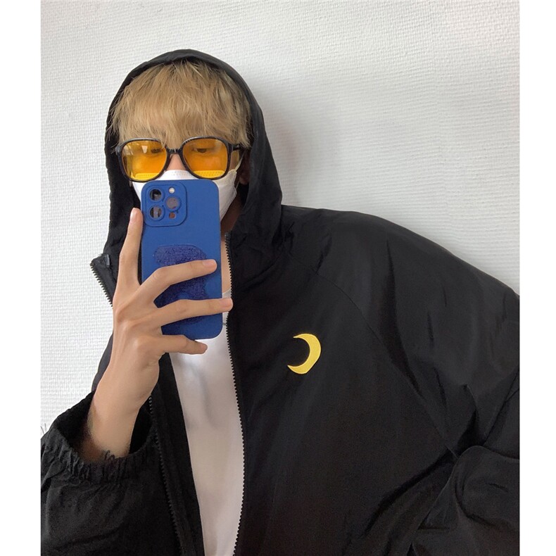 港风情侣刺绣防晒衣服圈圈夏季超薄连帽夹克外套冲锋衣JK15-特P35,男装防晒衣,星座216(原A116)