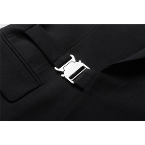 金属搭扣大码M-5XL西服男成分 96%聚酯纤维4%氨纶XF78126P95控148图片