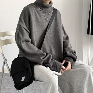 美式毛衣男慵懒风休闲针织衫 M9906 P35图片