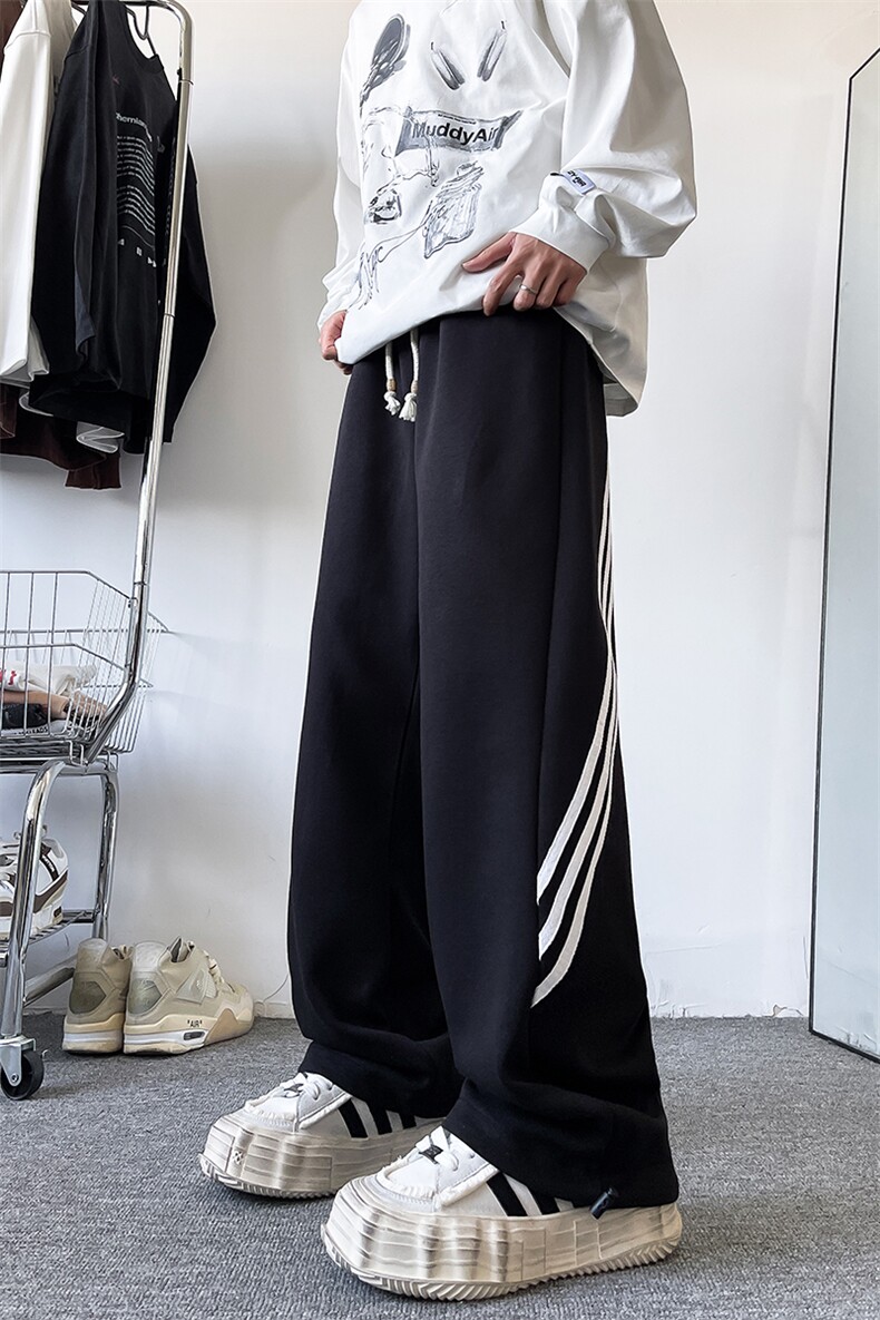 K126/P50春装新款现货高品质华棉休闲裤男运动裤卫裤大码宽松裤子,男装休闲裤,电商基地A050