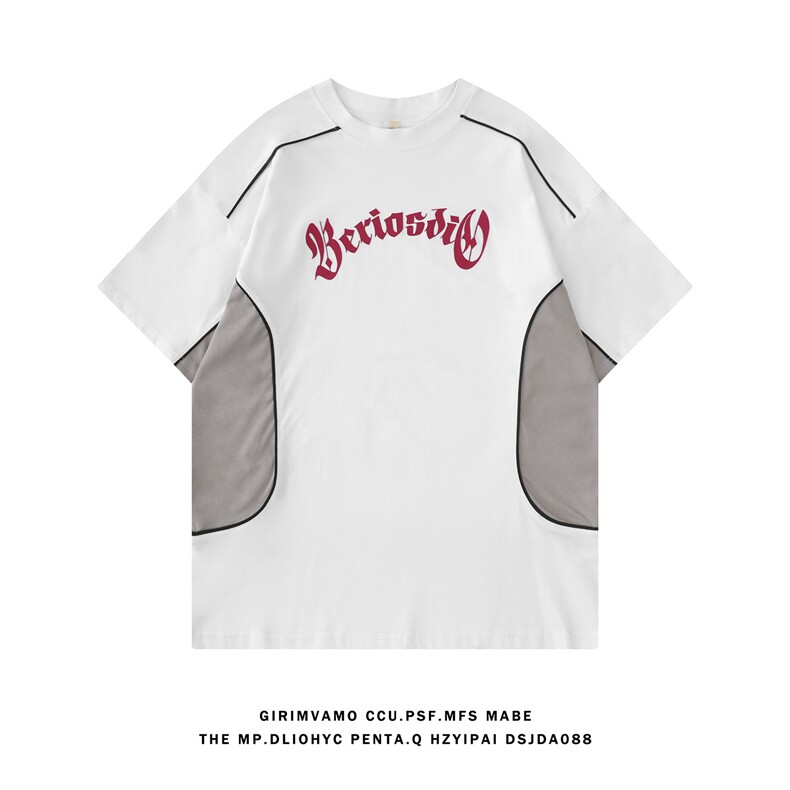 白底佛电商A188-DT7008-TP45230克32支双纱精梳100棉T恤控75，男装T恤，电商A188