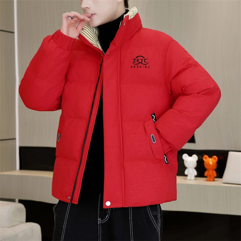冬季加厚棉衣男休闲时尚青年立领棉衣百搭棉服外套M1802-P88,男装棉衣,星座310B-3