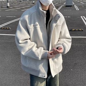 加棉夹克麂皮绒外套男A131-P95图片