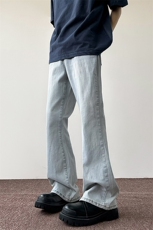 2026春季新款内景大码美式微喇牛仔裤M-5XGK24097-特P35，男装牛仔裤，电商A022