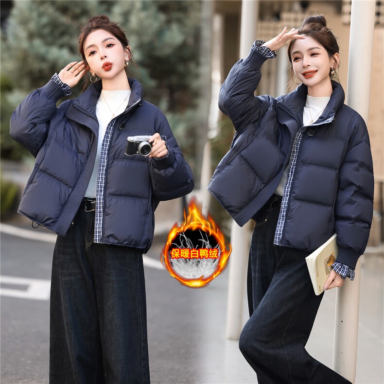 2025冬装新款时尚保暖优雅范羽绒服图片