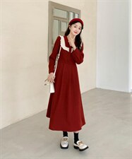 韩版时尚连衣裙，女装连衣裙，E莎