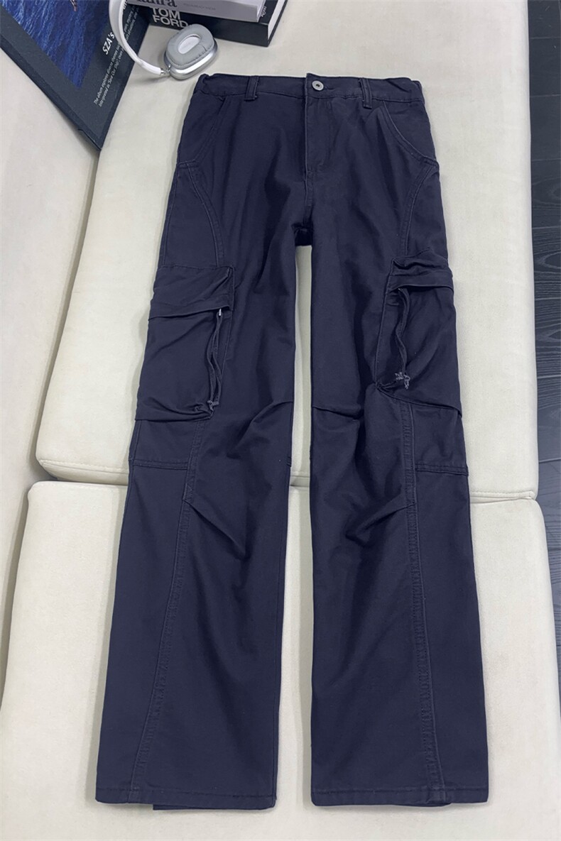 B221美式ins高街洗褪书包袋工装休闲牛仔裤LK26651-特P60控108,男装牛仔裤,电商B221