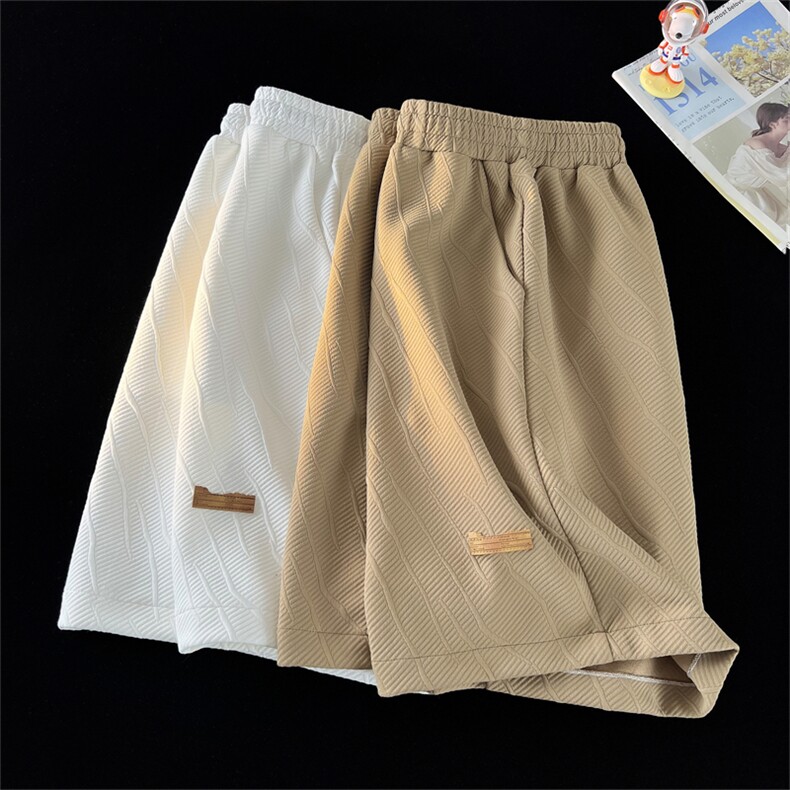23新款美式肌理感贴标宽松短裤A316-1-k1130p35控48,男装牛仔裤,星座906（原电商a316-1）