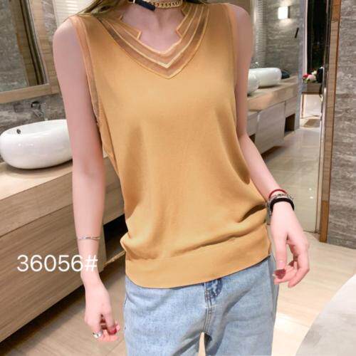 现货，冰麻背心，夏季新款上新，女装背心吊带，千百莲