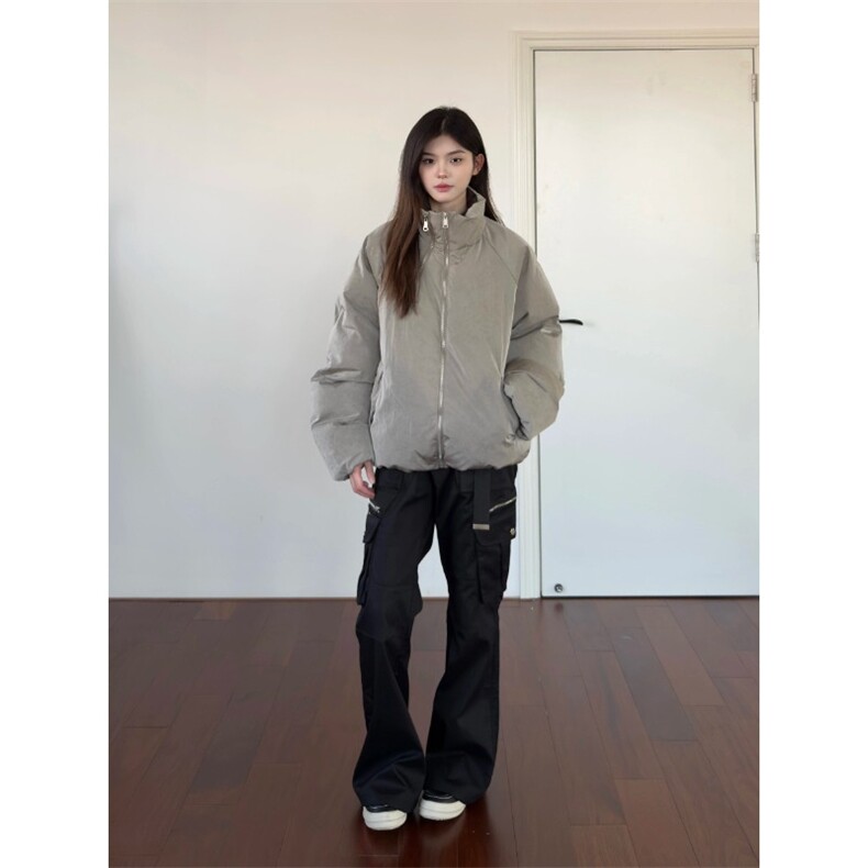 解构双拉链加厚肌理棉服外套MY8305特P81,男装棉衣,星座908-1