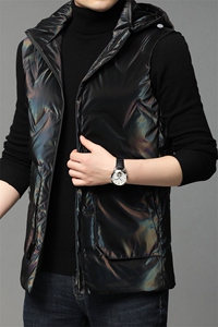 B9828钱塘2020-3冬季男士90白鸭绒羽绒服马甲数据好P165图片