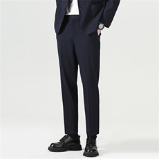 裤子男韩版潮流春秋季新款九分小西裤男士修身垂感西装裤休闲长裤，男装西裤，星座505-2（原电商A260-1)