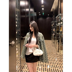 NZ072-100潮流复古牛仔夹克外套女水洗小香风提花情侣款工装，男装夹克，星座911-3