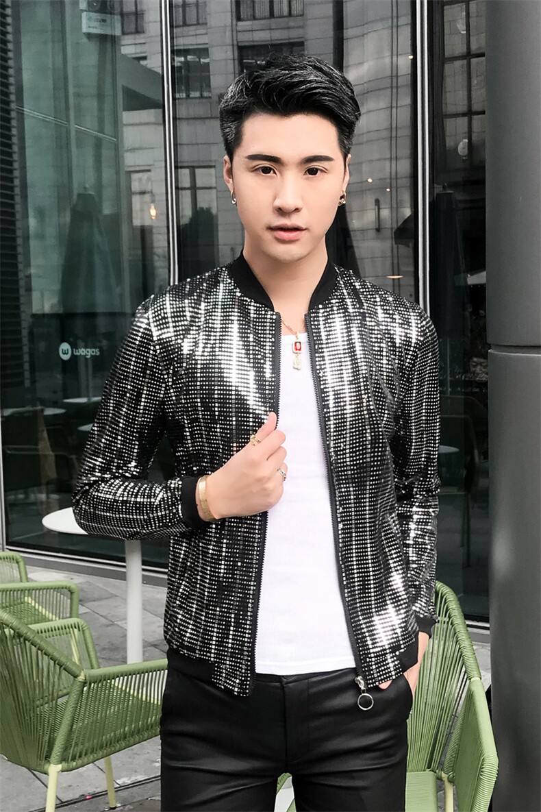2021夏季新款男士个性时尚防晒衣夜店发型师夹克社会外套A95-P60,男装夹克,星座419（原A233）