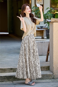 现货主推款2026气质优雅时尚休闲两件套套裙图片
