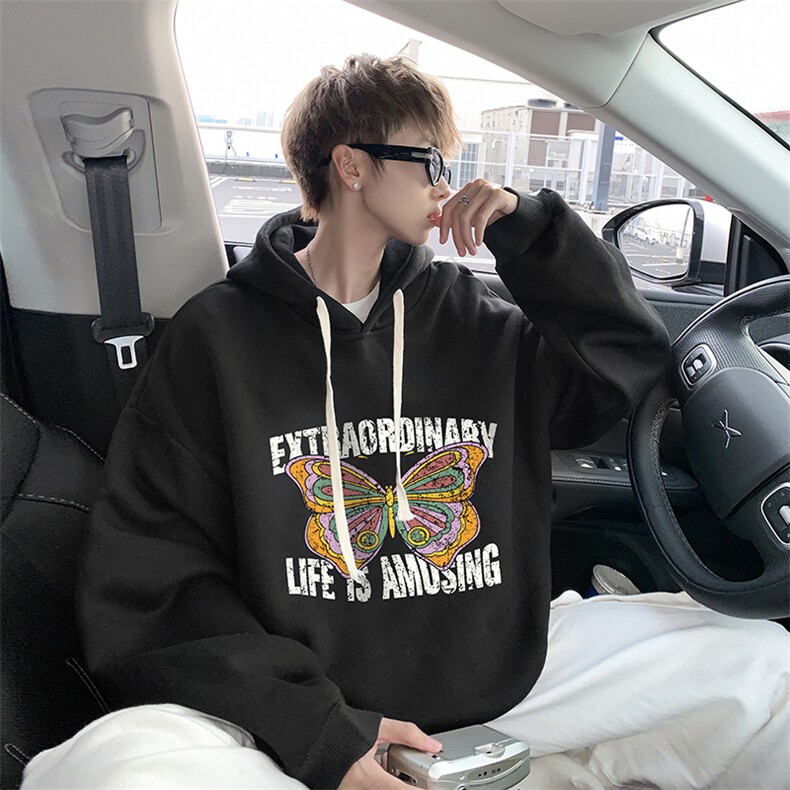 8XL连帽卫衣男大码胖子帽衫大号运动服WY2366-P35 加绒款-P40图片
